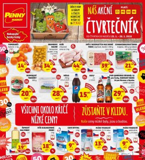 akční leták Penny Market 25.1.2018-28.1.2018
