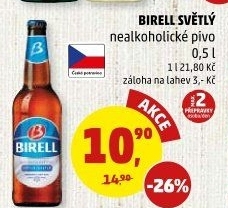 Nealkoholické pivo Birell