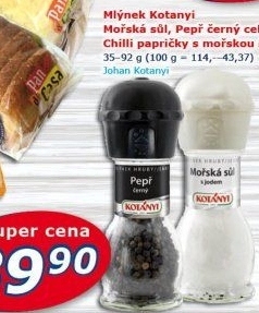 Mlýnek s kořením Kotányi