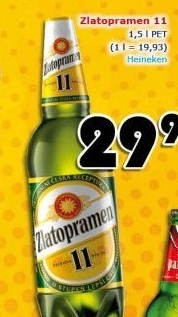 Pivo světlý ležák 11° Zlatopramen