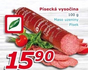 Salám Vysočina písecká Maso uzeniny Písek