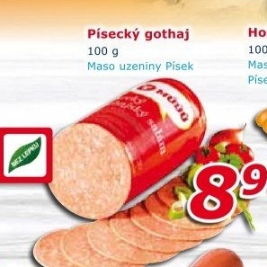 Salám Gothaj Maso uzeniny Písek