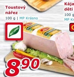 Toustový nářez Krásno
