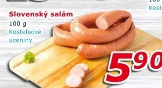 Salám slovenský točený Kostelecké uzeniny