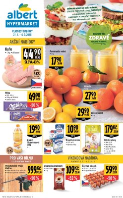 akční leták Albert 31.1.2018-6.2.2018