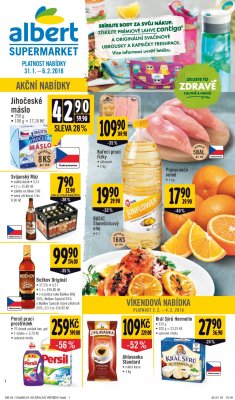 akční leták Albert 31.1.2018-6.2.2018