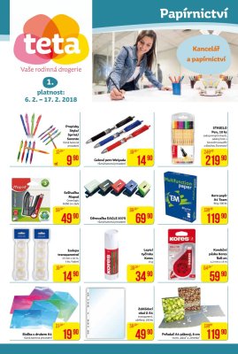 akční leták Teta drogerie 6.2.2018-17.2.2018