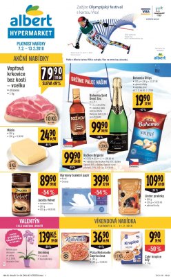 akční leták Albert 7.2.2018-13.2.2018