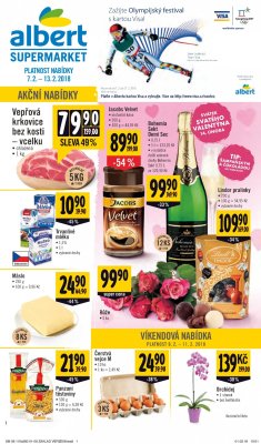 akční leták Albert 7.2.2018-13.2.2018
