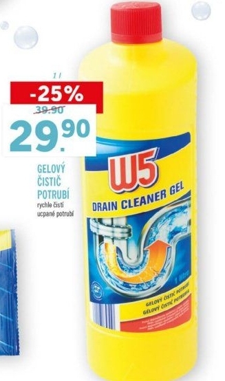 Čistič potrubí gelový W5