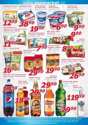 akční leták ESO MARKET 14.2.2018-25.2.2018