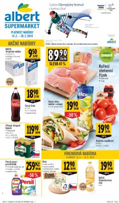 akční leták Albert 14.2.2018-20.2.2018