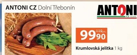 Jelítka krumlovská Antoni CZ