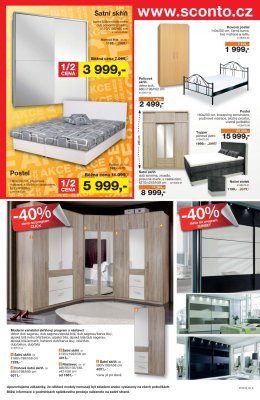 akční leták Sconto nábytek 14.2.2018-27.2.2018