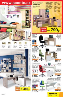akční leták Sconto nábytek 14.2.2018-27.2.2018