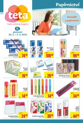 akční leták Teta drogerie 20.2.2018-3.3.2018