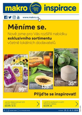 akční leták Makro 21.2.2018-6.3.2018