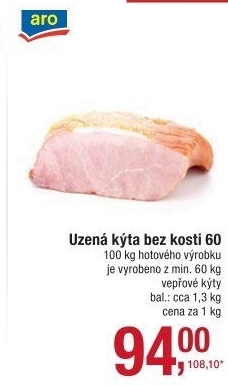 Uzená kýta bez kosti Aro - Makro akcniletaky.com