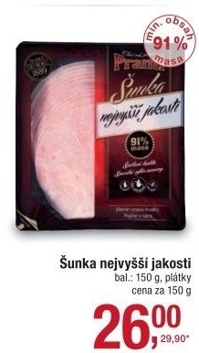 Šunka nejvyšší jakosti Prantl