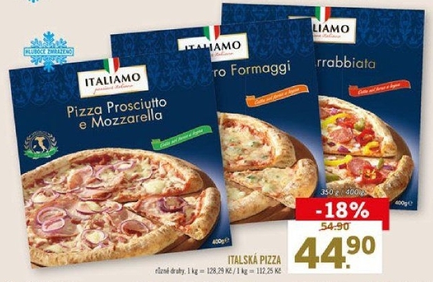 Pizza mražená italská Italiamo
