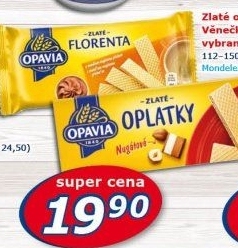 Oplatky Zlaté Opavia