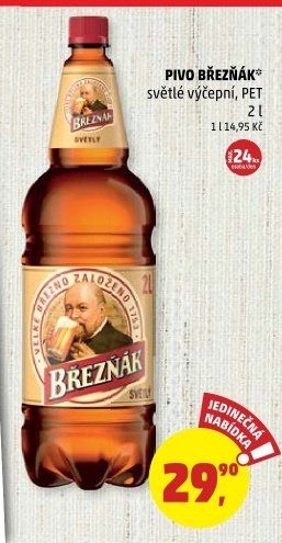Pivo světlé výčepní 10° Březňák