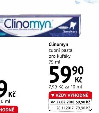 Pasta na zuby Clinomyn