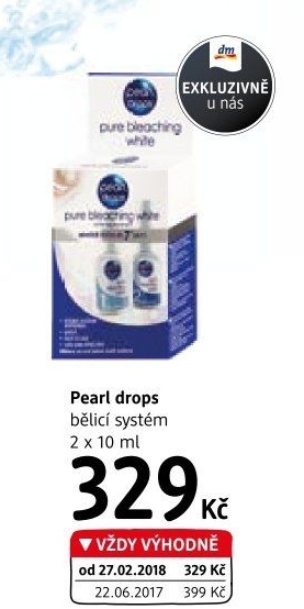 Bělicí systém na zuby Pearl Drops