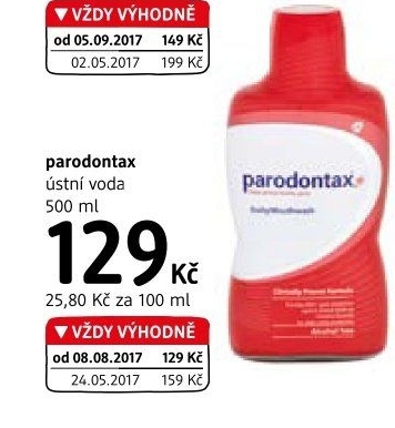 Ústní voda Parodontax