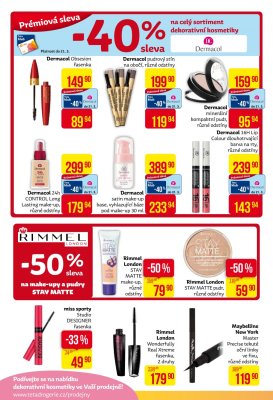 akční leták Teta drogerie 8.3.2018-17.3.2018