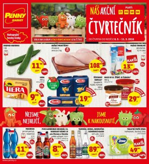 akční leták Penny Market 8.3.2018-11.3.2018