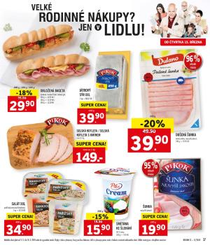akční leták Lidl 12.3.2018-18.3.2018