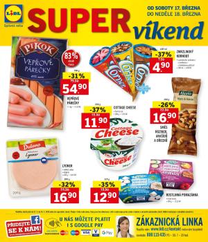 akční leták Lidl 12.3.2018-18.3.2018