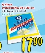 Rychloutěrka Q Clean