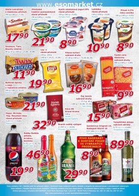 akční leták ESO MARKET 14.3.2018-25.3.2018