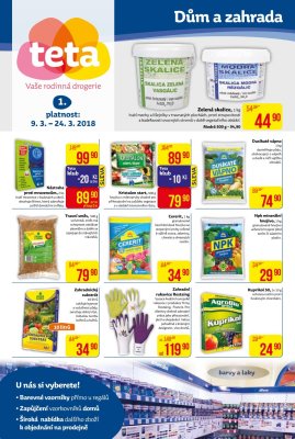 akční leták Teta drogerie 9.3.2018-24.3.2018