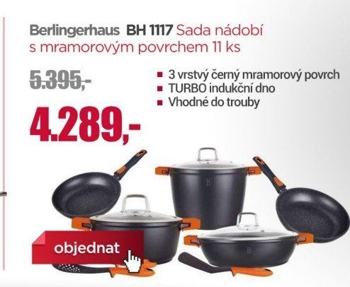 Sada nádobí Granit Diamond Line Berlingerhaus