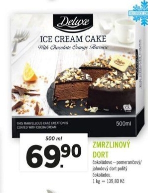 Zmrzlina dort Deluxe