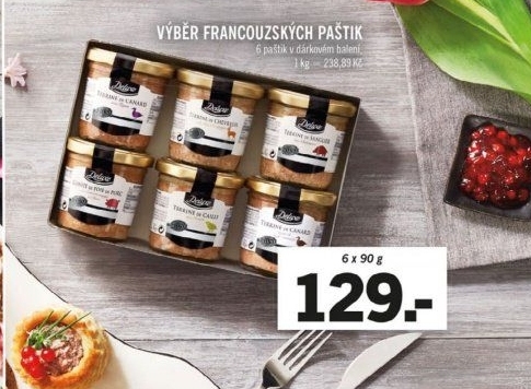 Paštiky francouzské - výběr Deluxe