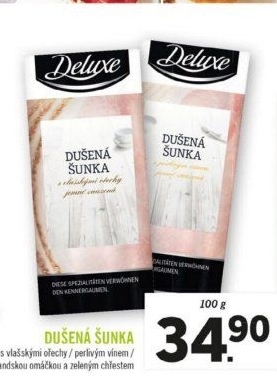 Šunka dušená s vlašskými ořechy Deluxe