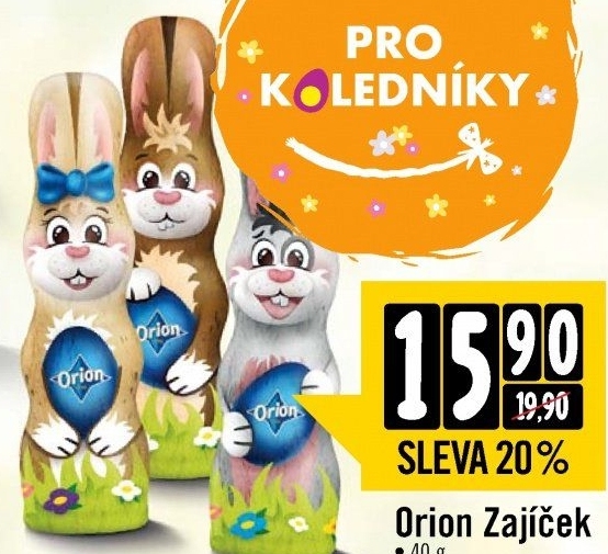 Čokoládový zajíc Orion