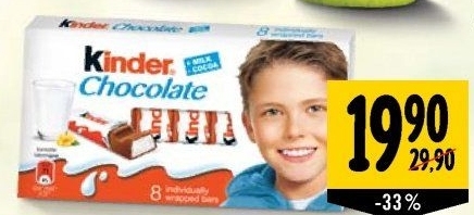 Čokoládky Kinder