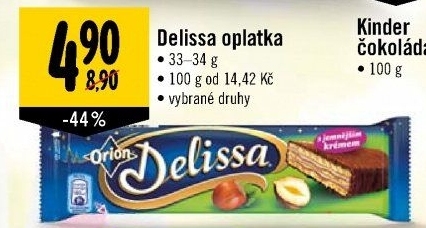 Oplatky Delissa Orion