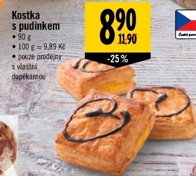 Kostka s pudinkem