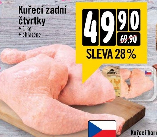 Kuřecí čtvrtky Albert