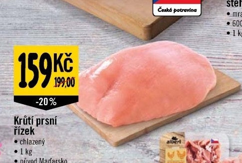 Krůtí prsní řízky