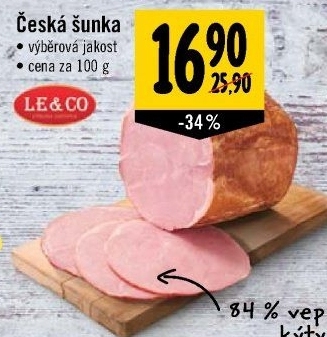 Šunka česká výběrová LE&amp