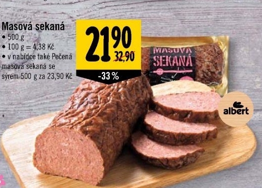 Sekaná masová Albert