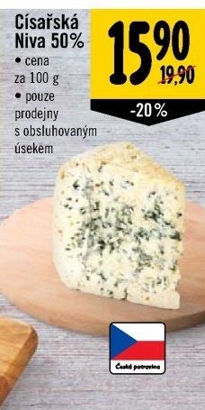 Sýr Niva císařská 50%