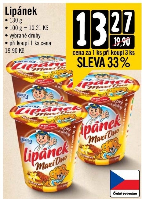 Dezert Lipánek Madeta